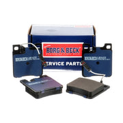 Borg & Beck 4 x Rear Brake Pad Set BBP1462