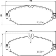 DON Front Brake Pad Set PCP1873