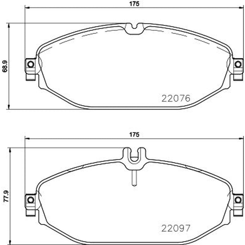 Mintex Front Brake Pad Set MDB3740
