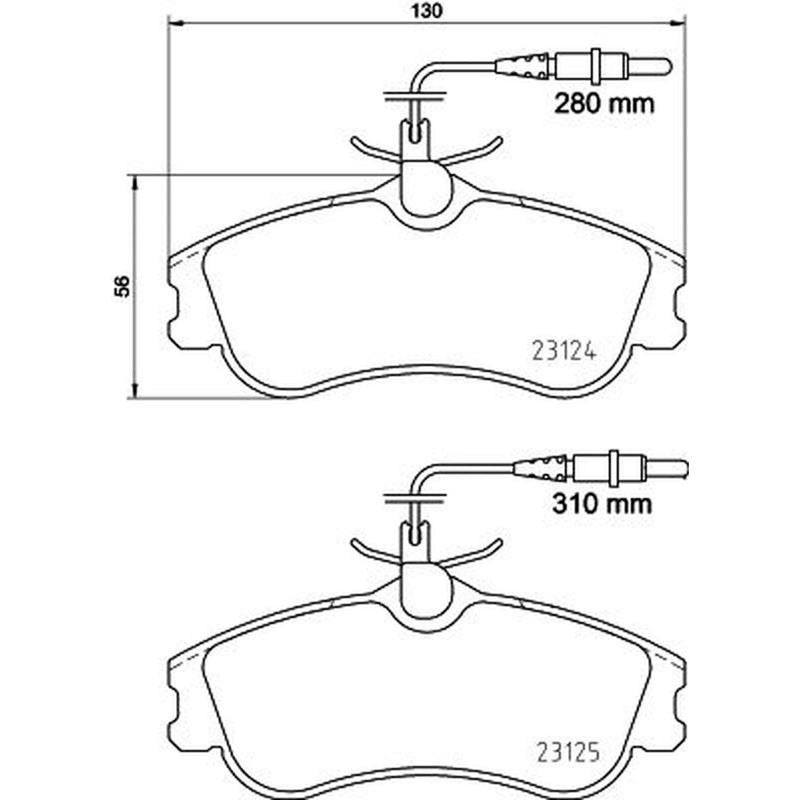 DON Front Brake Pad Set PCP1269