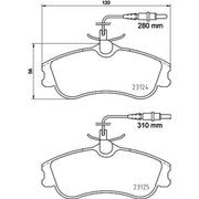 DON Front Brake Pad Set PCP1269