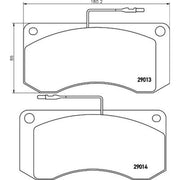 DON Front Brake Pad Set CVP006