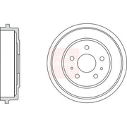 Apec Brake Drum Assembly Rear DRM9957