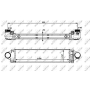 NRF Intercooler (Charge Air Cooler) 30912