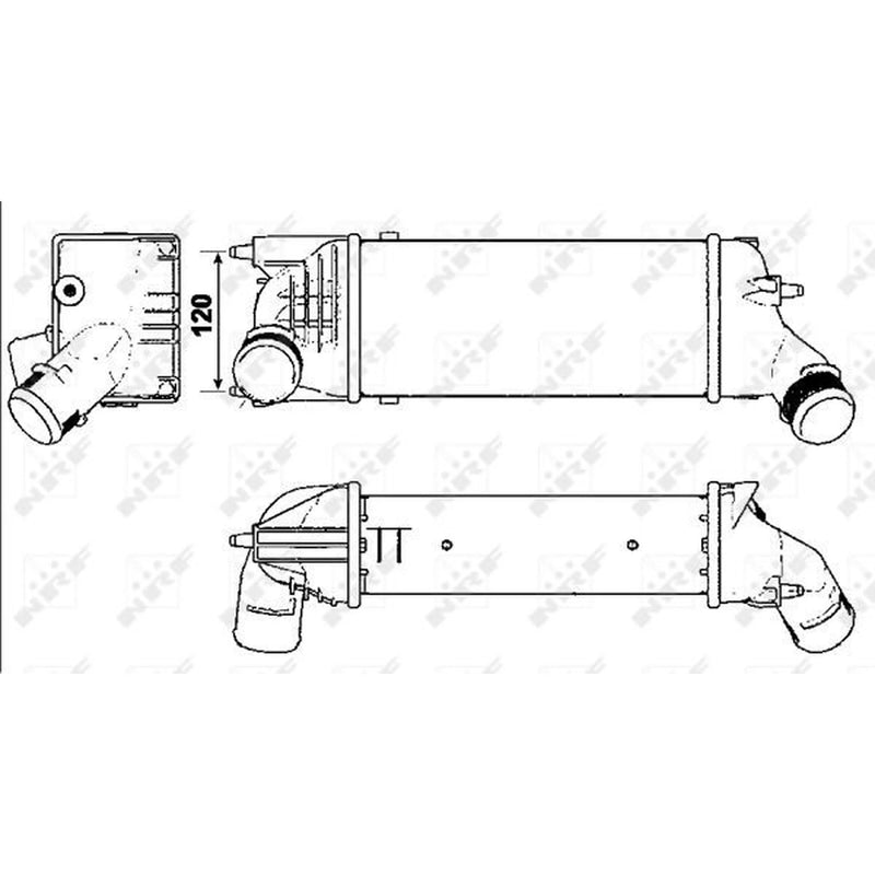 NRF Intercooler (Charge Air Cooler) 30277