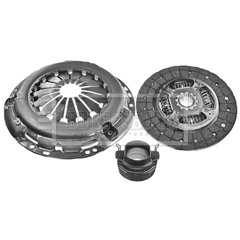 Borg & Beck Clutch Kit Set 3pc 239mm HK6386