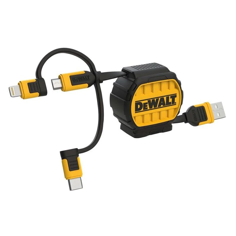 DEWALT Telecoms 3-in-1 Retractable Cable 0.9m (3ft) - 131 1364 DWG