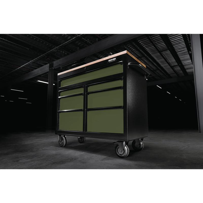 Bunker 7 Drawer Roller Tool Cabinet 41" Green