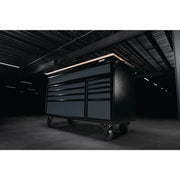 Bunker 10 Drawer Tool Cabinet 56" Grey