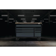 Bunker 10 Drawer Tool Cabinet 56" Grey