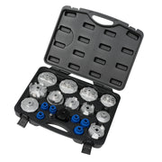 Draper Oil Filter Cap Wrench Set 19 Piece Adjustable 55-90mm