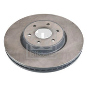 Febi 2 x Internally Vented Front Brake Discs 107222