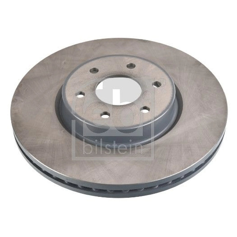 Febi 2 x Internally Vented Front Brake Discs 107222