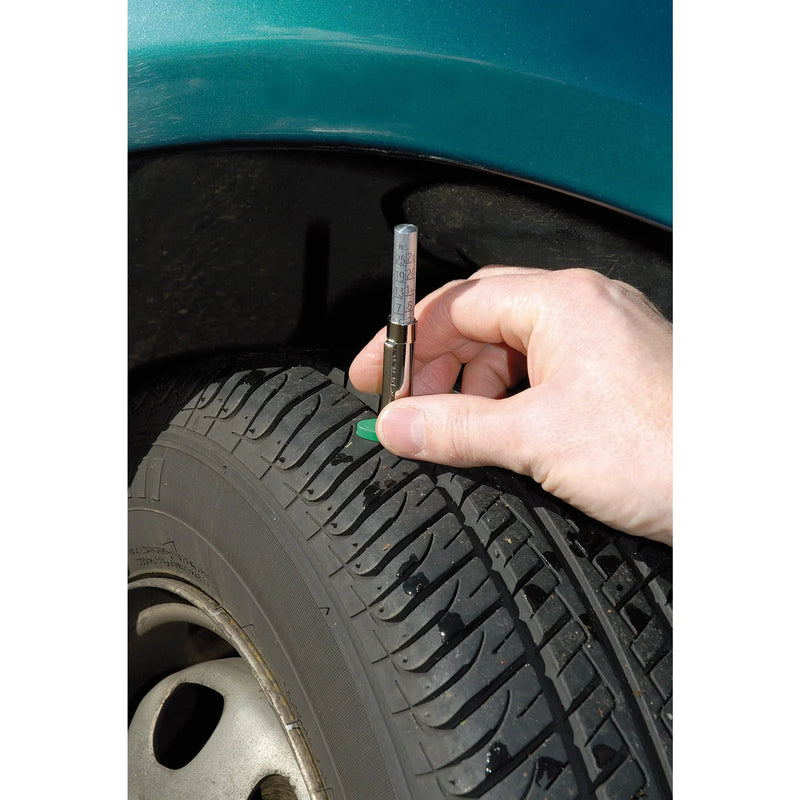 Draper Tyre Tread Depth Gauge 1-26mm