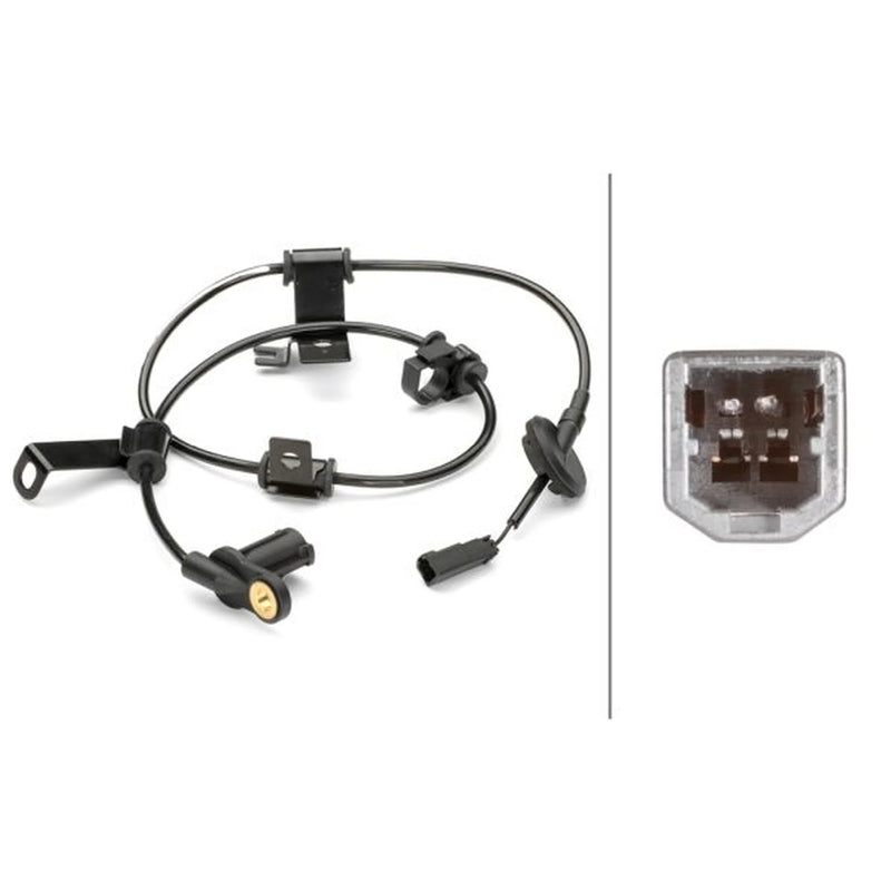 Hella ABS Wheel Speed Sensor Rear 6PU 230 040-591