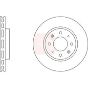 Apec 2 x Vented Front Brake Discs DSK2319