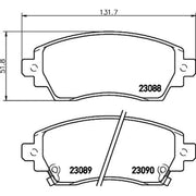 Mintex Front Brake Pad Set MDB2173