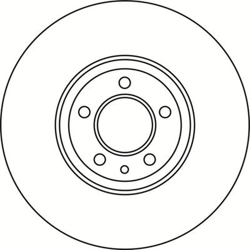 Abtex 2 x Vented Front Brake Discs BD1951V