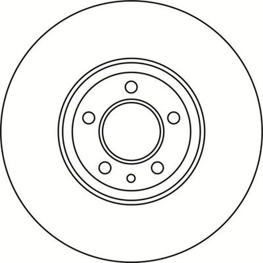 Abtex 2 x Vented Front Brake Discs BD1951V