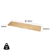 Bunker Modular Hardwood Worktop 1360mm