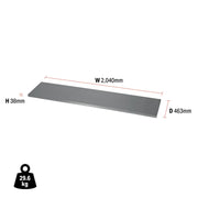 Bunker Modular Stainless Steel Worktop 2040mm MS400-SS80FSC
