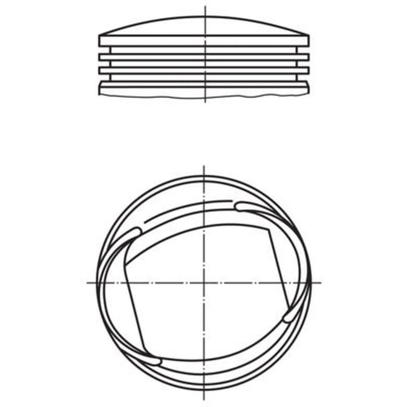 Mahle Piston Cylinder Bore = 77mm 013 18 01