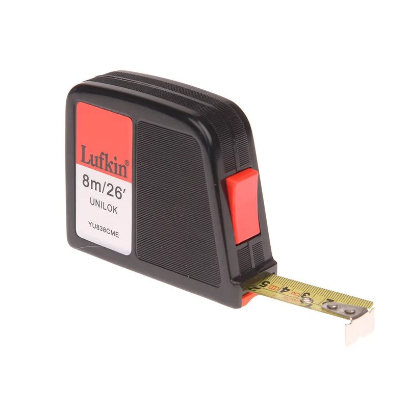 Crescent Lufkin® YU838CME Unilok Pocket Tape 8m/26ft (Width 19mm) - T0061283811
