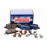 Borg & Beck 4 x Rear Brake Pad Set BBP1753