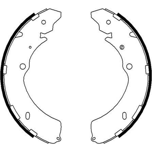 Mintex Brake Shoe Set Axle Kit MFR671
