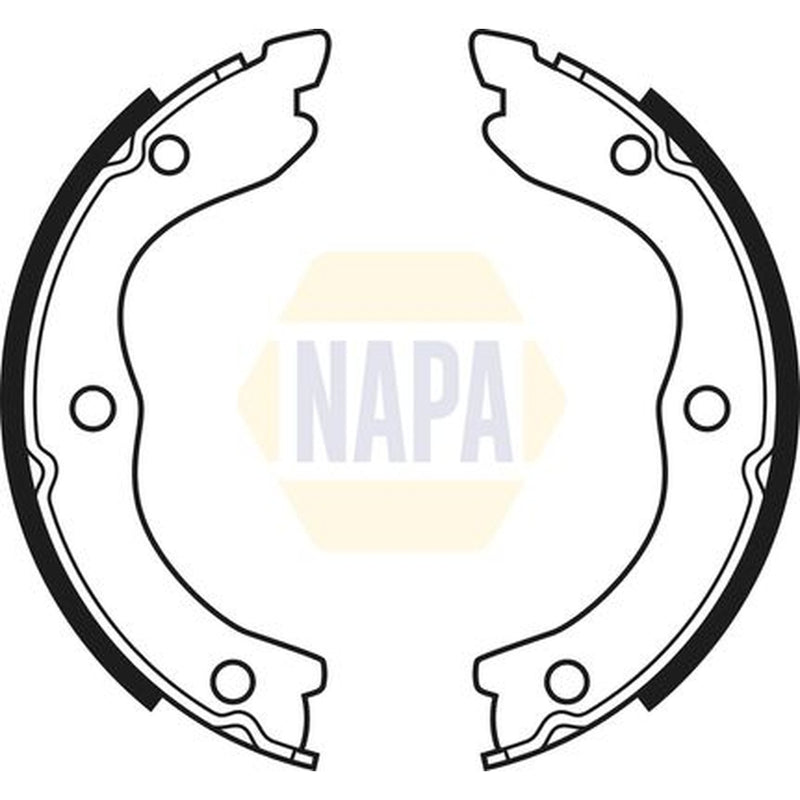NAPA Parking Brake Shoe Set NBS5015