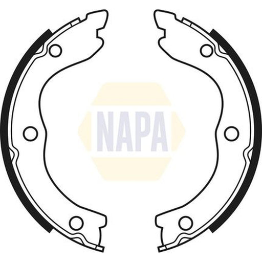 NAPA Parking Brake Shoe Set NBS5015