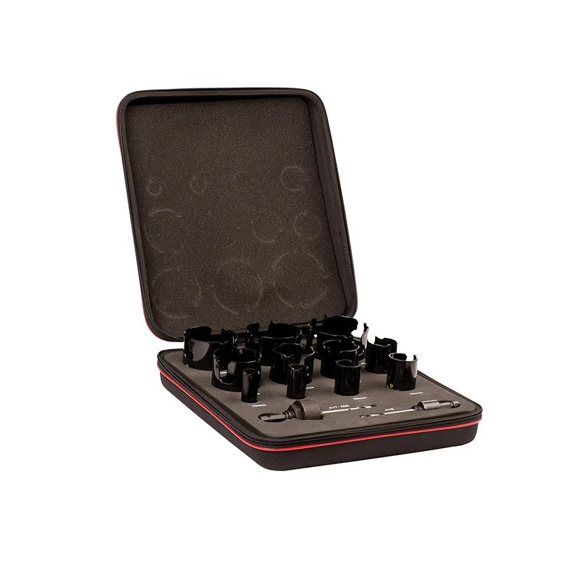 Starrett KMP11021 TCT General Purpose Holesaw Kit, 13 Piece - KMP11021