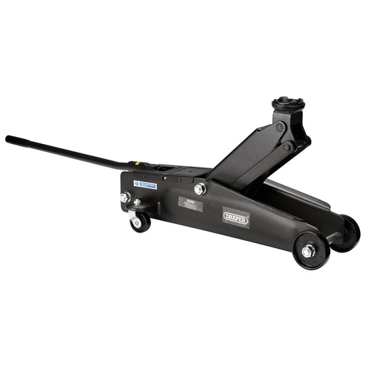 Draper Trolley Jack 3 Tonne Capacity Black