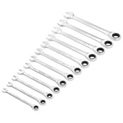 Draper HI-TORQ® Ratchet Combination Spanner Set 8-19mm 12 Piece