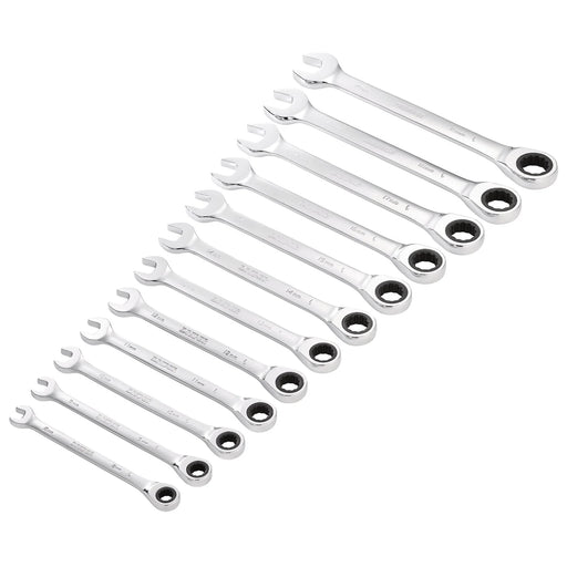 Draper HI-TORQ® Ratchet Combination Spanner Set 8-19mm 12 Piece