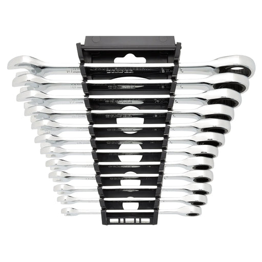 Draper HI-TORQ® Ratchet Combination Spanner Set 8-19mm 12 Piece
