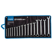 Draper HI-TORQ® Ratchet Combination Spanner Set 16 Piece