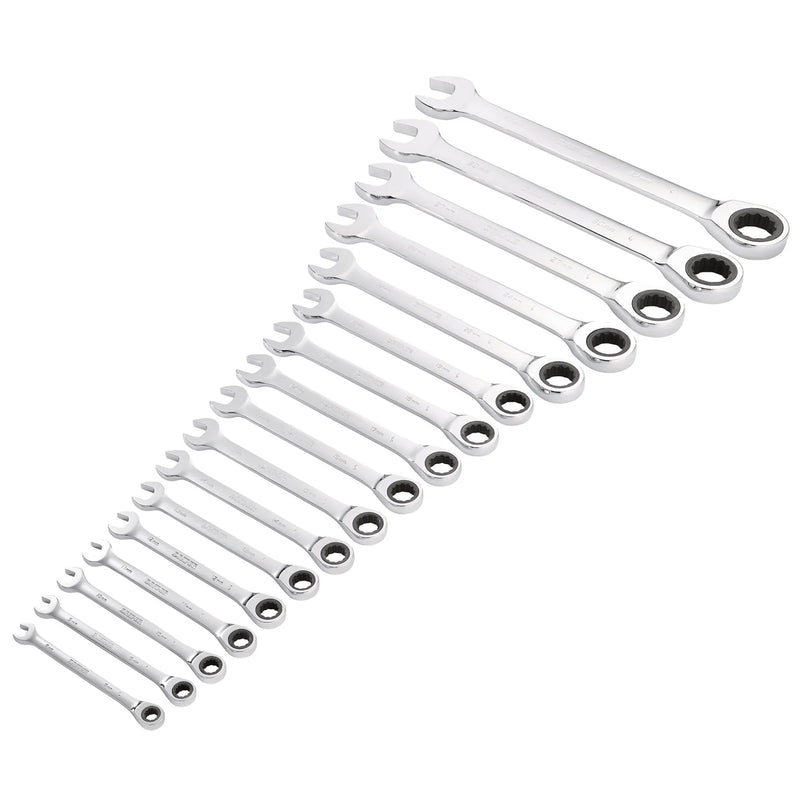 Draper HI-TORQ® Ratchet Combination Spanner Set 17 Piece