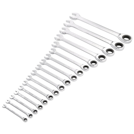 Draper HI-TORQ® Ratchet Combination Spanner Set 17 Piece