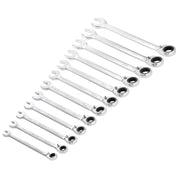 Draper HI-TORQ® Ratchet Combination Spanner Set 12 Piece