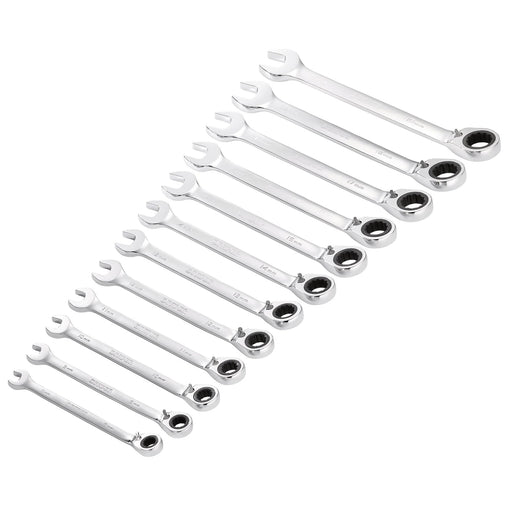 Draper HI-TORQ® Ratchet Combination Spanner Set 12 Piece