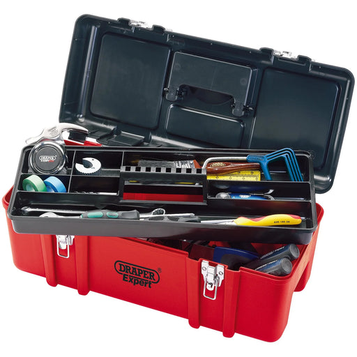 Draper Expert Tool Box with Tote Tray, 580mm