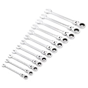 Draper HI-TORQ® Ratchet Combination Spanner Set 12 Piece