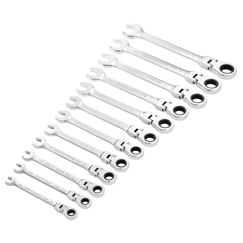 Draper HI-TORQ® Ratchet Combination Spanner Set 12 Piece