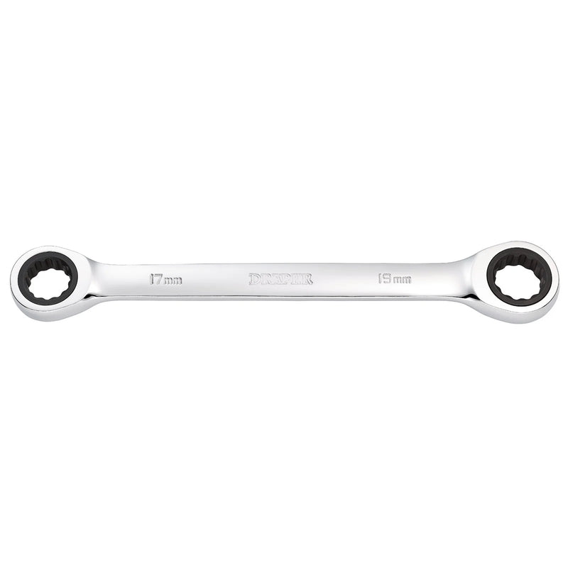 Draper Metric Double Ratchet Ring Spanner 17 x 19mm