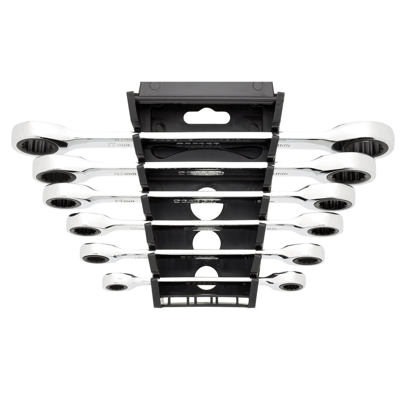 Draper HI-TORQ® Double Ratchet Ring Spanner Set 8-19mm (6 Piece)