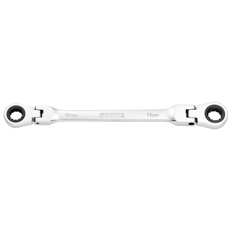 Draper HI-TORQ® Ratchet Spanner 10x11mm Flexible Head