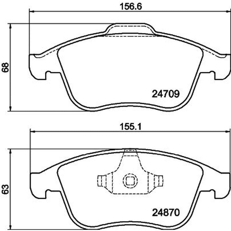DON Front Brake Pad Set PCP1569