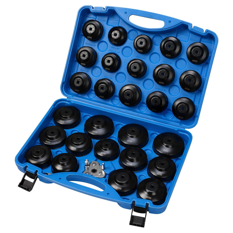 Draper Oil Filter Cap Wrench Set 30 Piece Adjustable 65-102mm