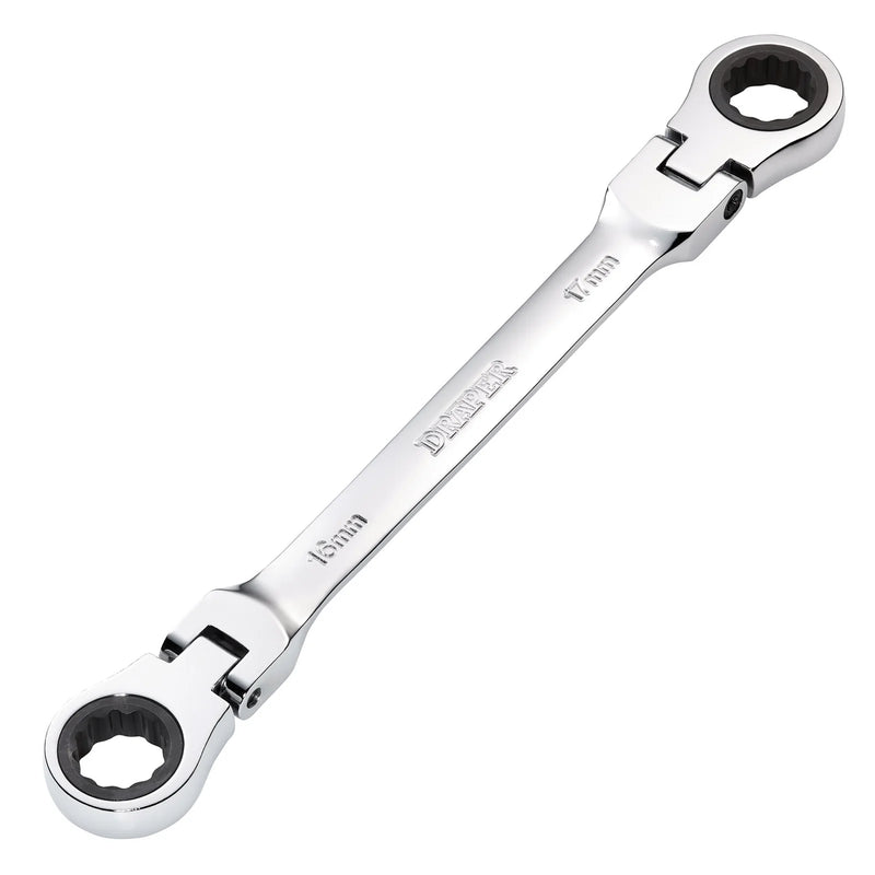 Draper HI-TORQ® Ratchet Spanner 16x17mm Flexible Head